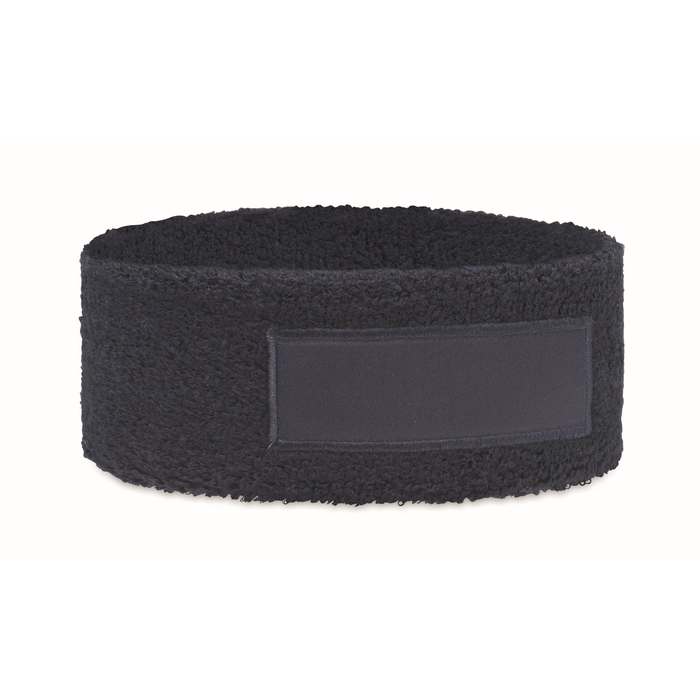 Reklámajándék | Atama Poliészter-pamut fejpánt, sötétkék