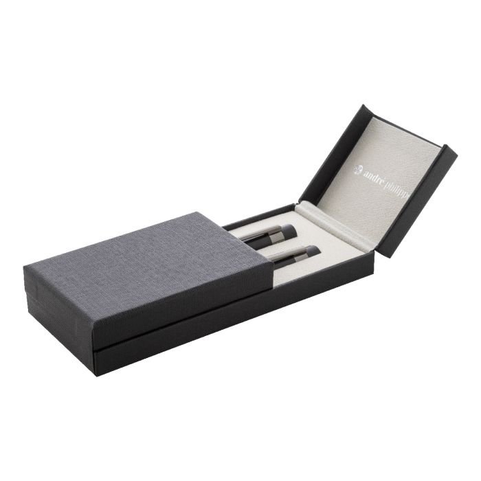 Atelier tollszett, fekete | Reklámajándék, reklámtárgy, céges ajándék, egyedi reklámajándék Reklámajándék | Atelier tollszett, fekete