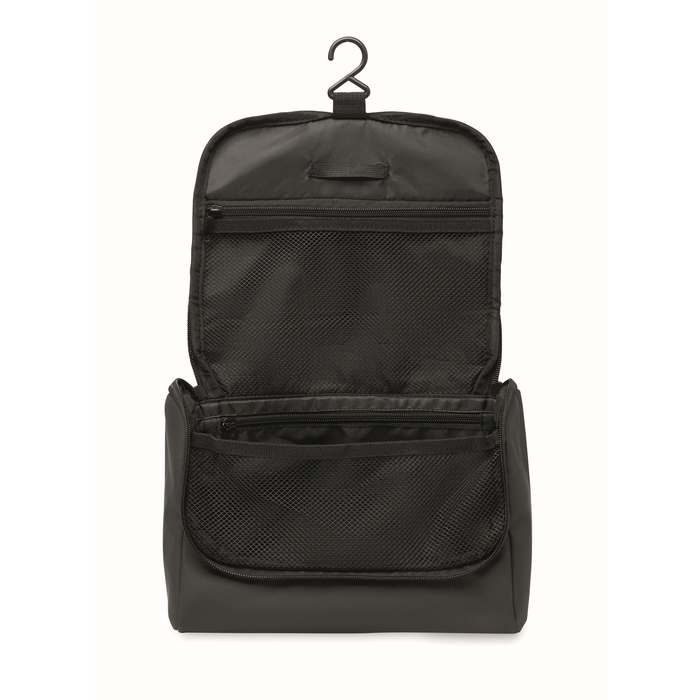 Away Kozmetikai táska PU anyagból, fekete | Reklámajándék, reklámtárgy, céges ajándék, egyedi reklámajándék Reklámajándék | Away Kozmetikai táska PU anyagból, fekete