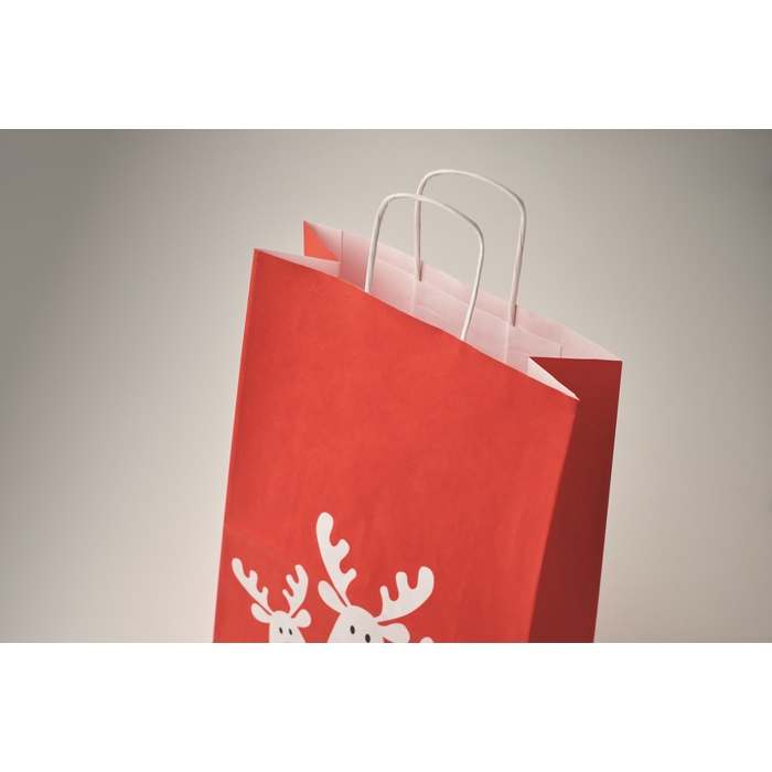 Reklámajándék | Bao Small Kis papír ajándéktasak, piros