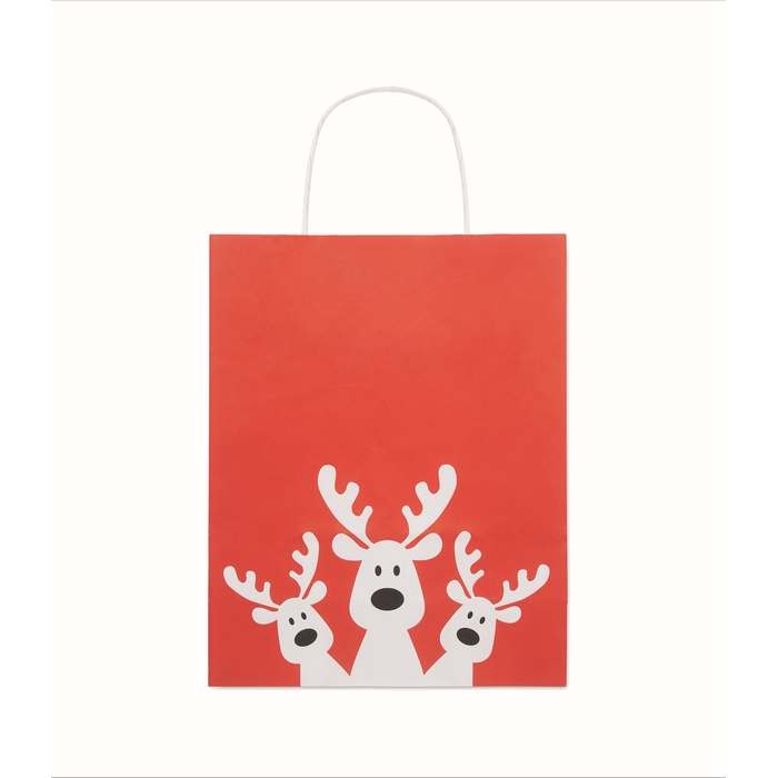 Reklámajándék | Bao Small Kis papír ajándéktasak, piros
