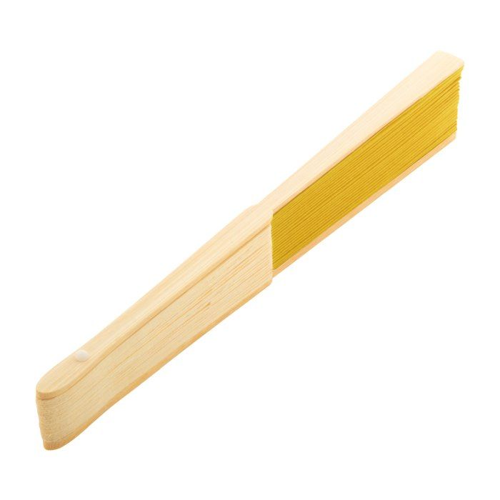 Reklámajándék | Bapper kézi legyező, sárga