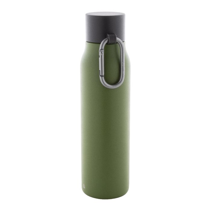 Baruntse újrahasznosított rozsdamentes acél termosz, zöld | Reklámajándék, reklámtárgy, céges ajándék, egyedi reklámajándék Reklámajándék | Baruntse újrahasznosított rozsdamentes acél termosz, zöld