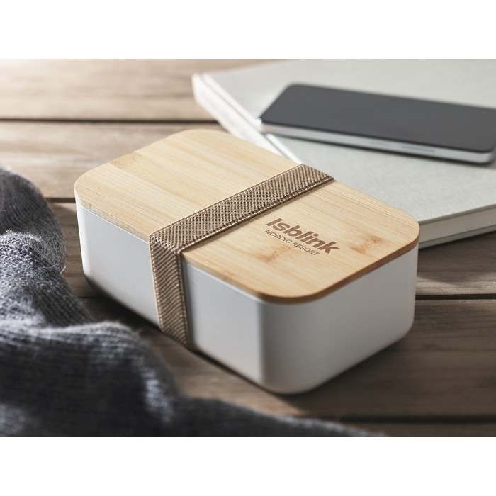 Reklámajándék | Beibabox PLA uzsonnásdoboz 1000 ml, bézs