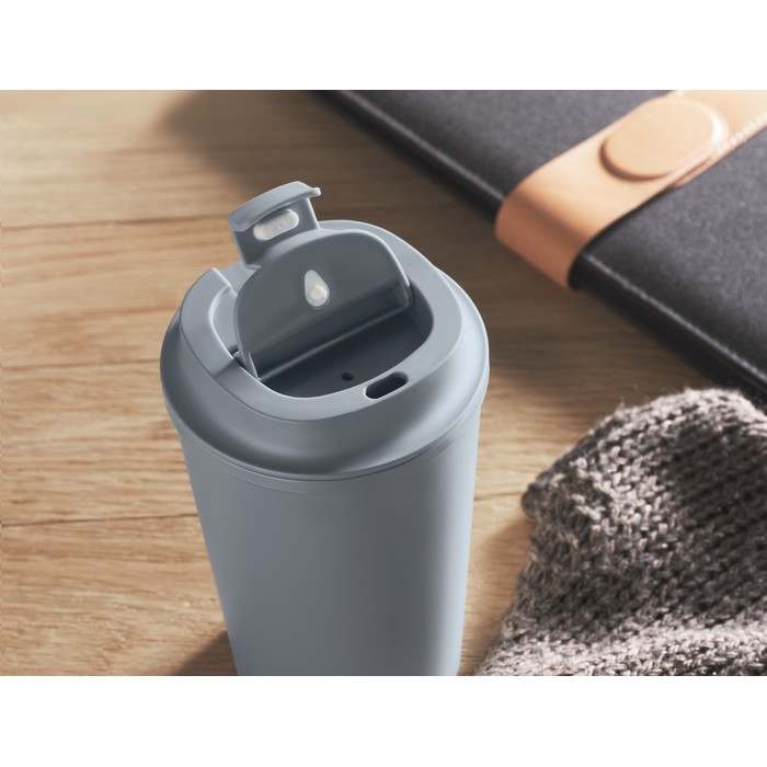 Reklámajándék | Beibaku PLA duplafalú pohár 350 ml, zöld