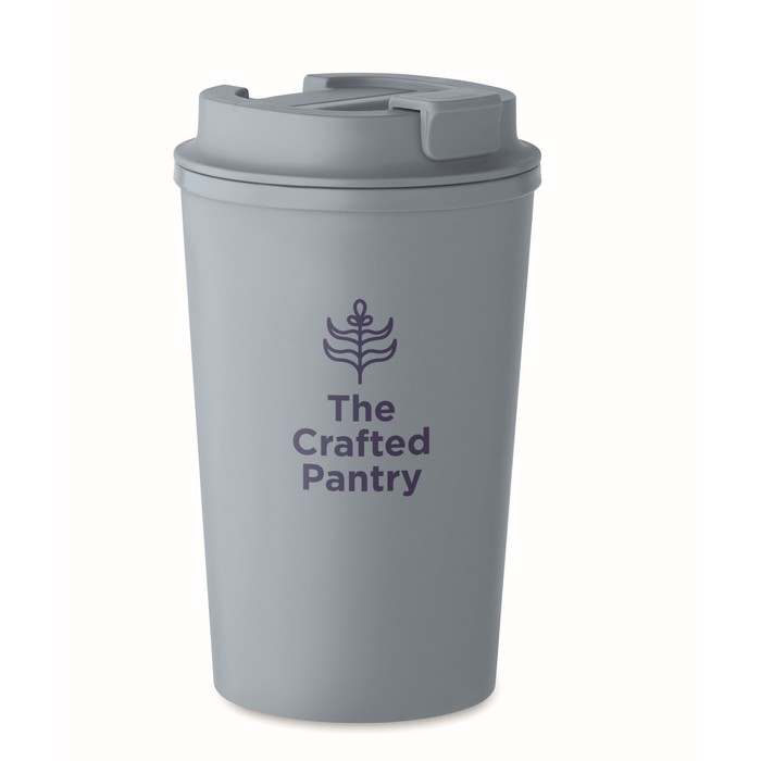 Reklámajándék | Beibaku PLA duplafalú pohár 350 ml, zöld