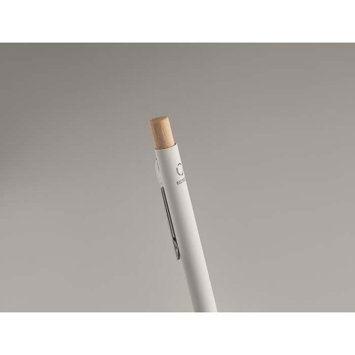 Reklámajándék | Bergamo Újrahaszn.alumínium reklámtoll, fehér