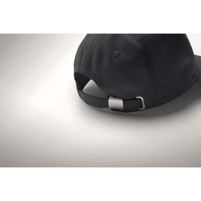 Reklámajándék | Bicca Cap Biopamut baseball sapka, sötétkék