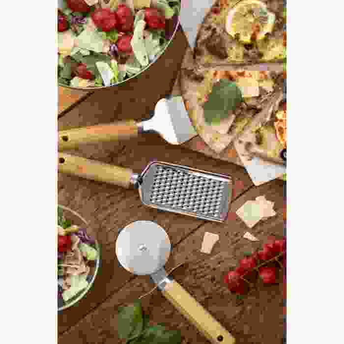 Reklámajándék | Bigaboo pizza tálaló szett, natúr