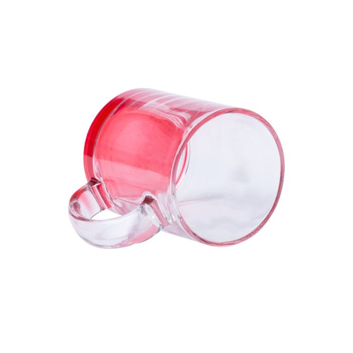 Bitrok üvegbögre, piros, 320 ml