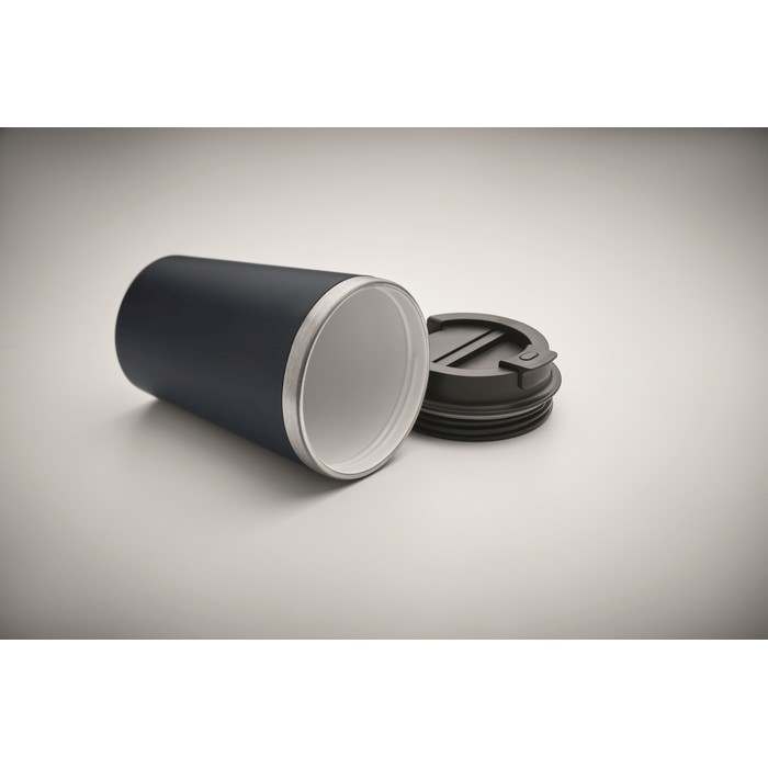 Reklámajándék | Blerm Pohár kerámia bevonattal 350ml, sötétkék