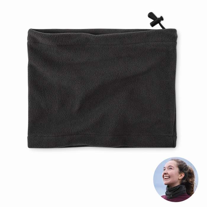 Reklámajándék | Blizzard Rpet Fleece beanie/neckwarmer, fekete