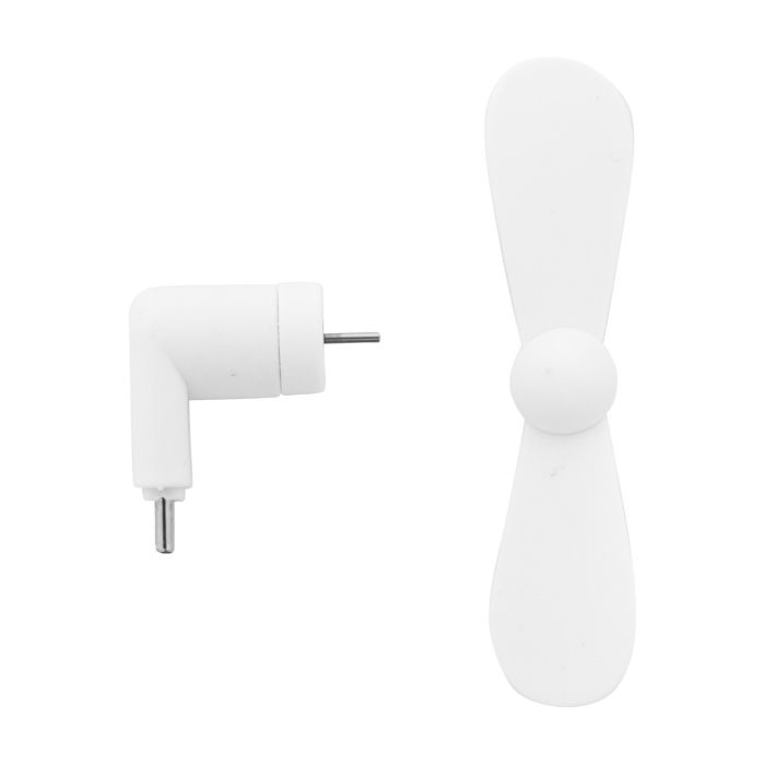 Reklámajándék | Blobile okostelefon ventilátor, fehér