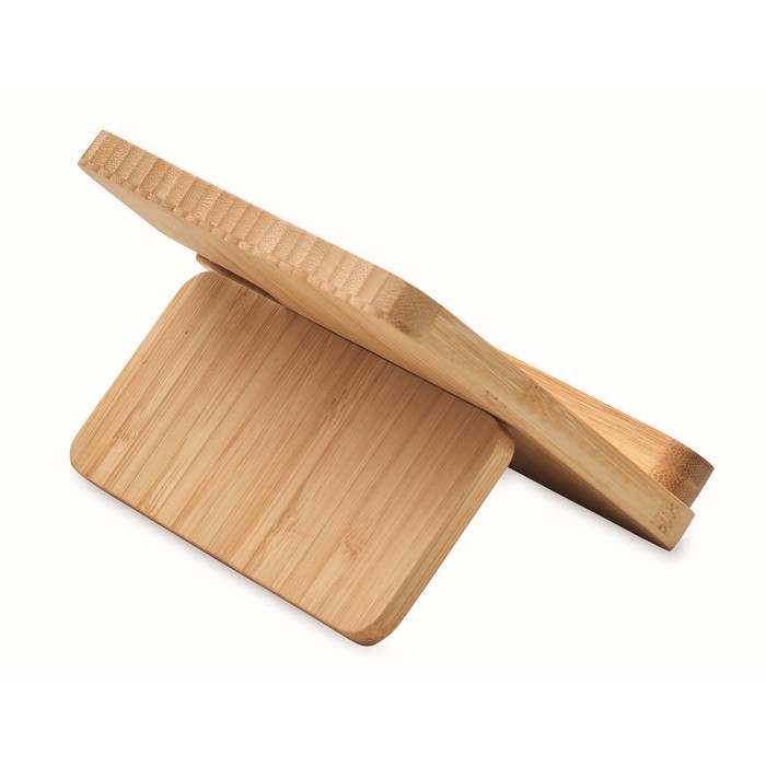 Boogar 3 az 1-ben 15W vez.nélk. töltő, natúr | Reklámajándék, reklámtárgy, céges ajándék, egyedi reklámajándék Reklámajándék | Boogar 3 az 1-ben 15W vez.nélk. töltő, natúr