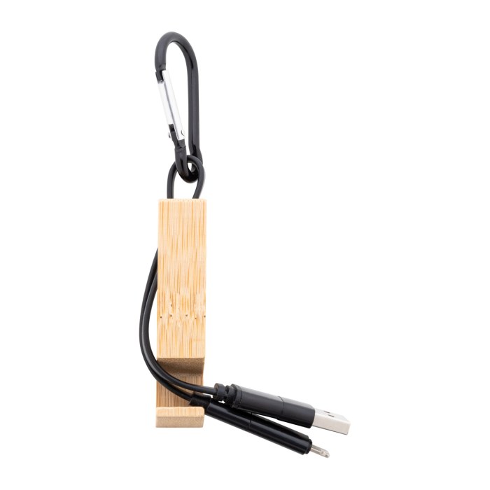 Reklámajándék | Boppy USB töltőkábel, fekete