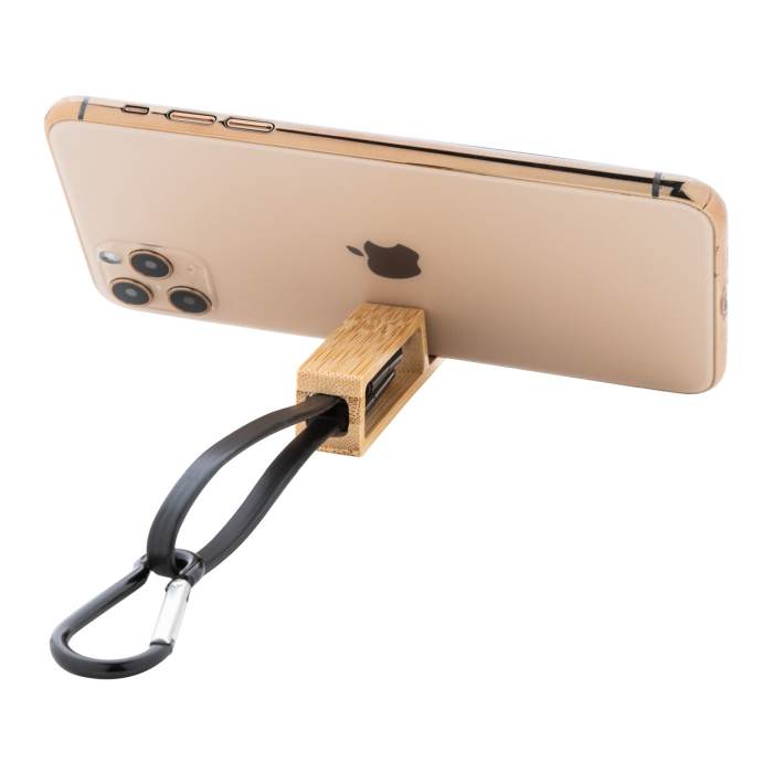Reklámajándék | Boppy USB töltőkábel, fekete