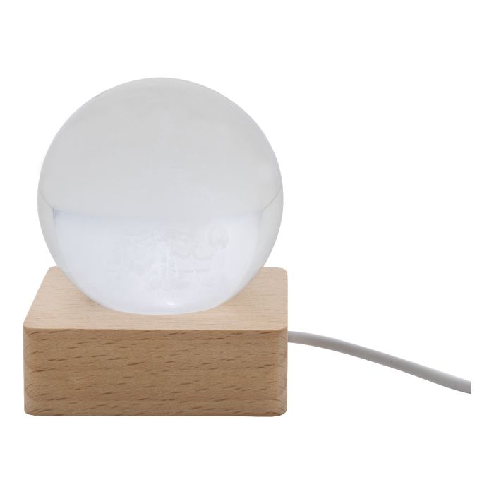 Reklámajándék | Borealis karácsonyi fénygömb, átlátszó