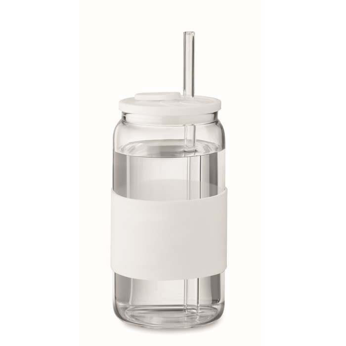 Reklámajándék | Borosip Boroszilikát pohár 550 ml, fehér