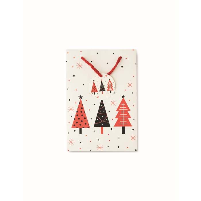 Reklámajándék | Bossa Small Kis papír ajándéktasak, fehér