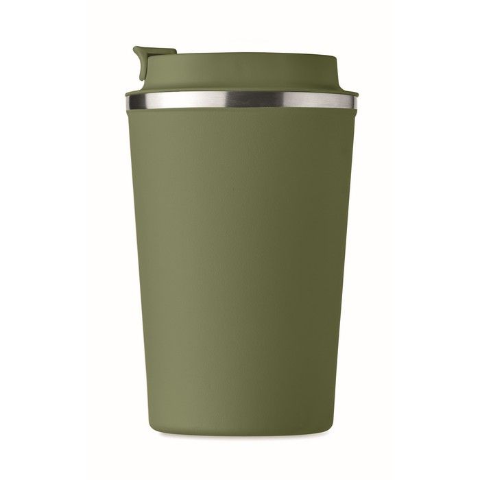 Brace duplafalú pohár, 350 ml, sötétzöld