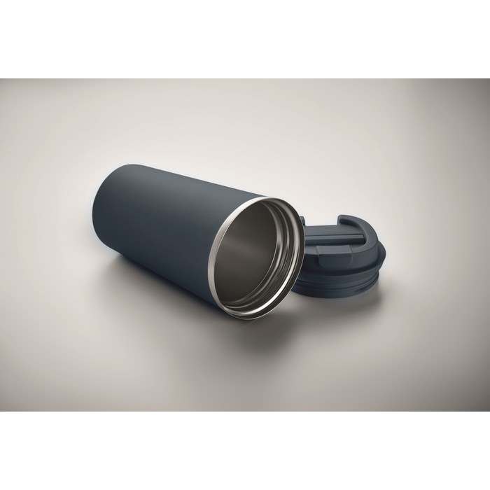 Brace + Duplafalú pohár 510 ml, sötétkék | Reklámajándék, reklámtárgy, céges ajándék, egyedi reklámajándék Reklámajándék | Brace + Duplafalú pohár 510 ml, sötétkék