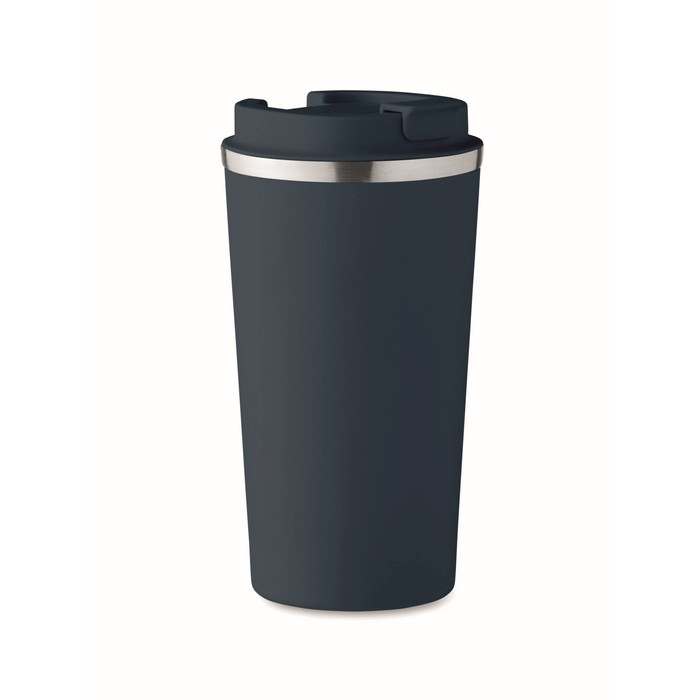 Brace + Duplafalú pohár 510 ml, sötétkék | Reklámajándék, reklámtárgy, céges ajándék, egyedi reklámajándék Reklámajándék | Brace + Duplafalú pohár 510 ml, sötétkék