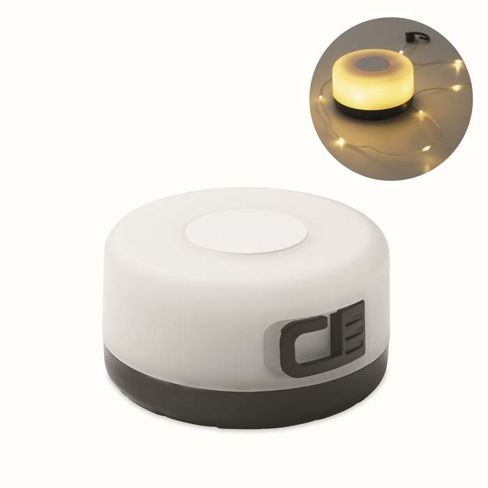 Brillo Visszahúzható LED fényfüzér, fekete | Reklámajándék, reklámtárgy, céges ajándék, egyedi reklámajándék Reklámajándék | Brillo Visszahúzható LED fényfüzér, fekete