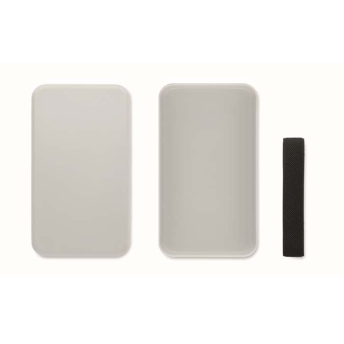 Reklámajándék | Bruss PP uzsonnás doboz 750 ml, szürke