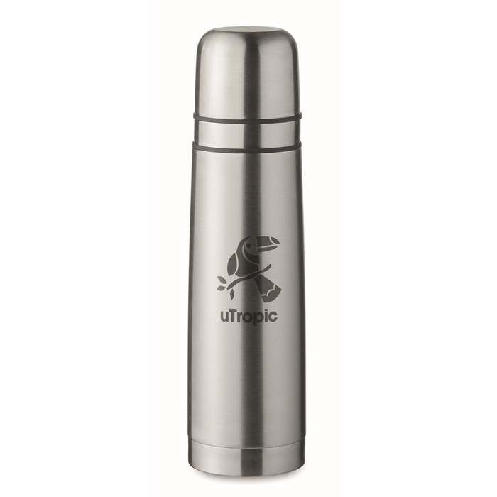 Reklámajándék | Bussloo Duplafalú termosz 750 ml, ezüst