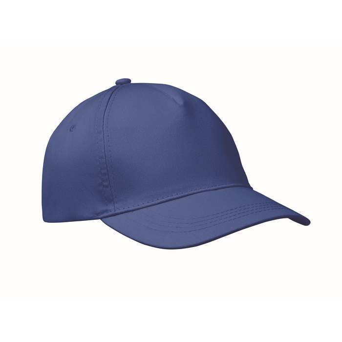 Reklámajándék | Buzz 5 paneles baseball sapka, kék