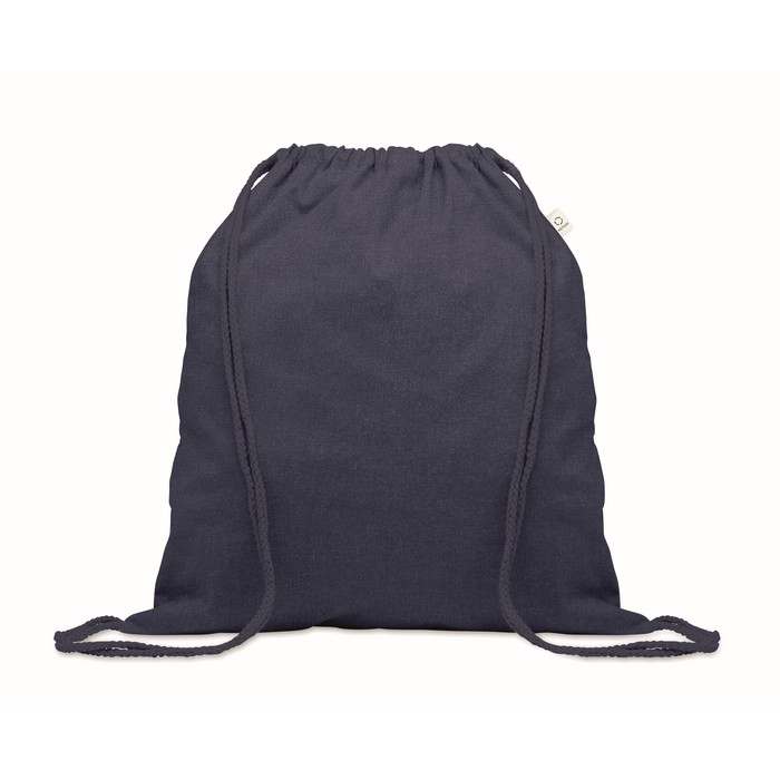 Reklámajándék | Cabetri Colour Újrah. 140g húzózsinóros táska, kék