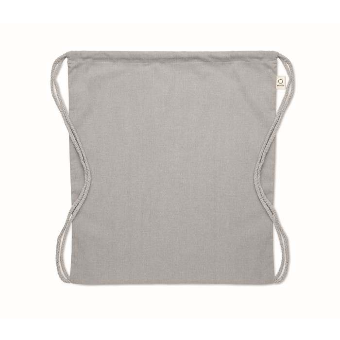 Reklámajándék | Cabetri Colour Újrah. 140g húzózsinóros táska, szürke