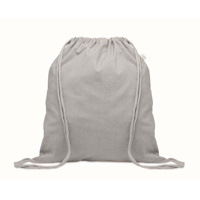 Reklámajándék | Cabetri Colour Újrah. 140g húzózsinóros táska, szürke