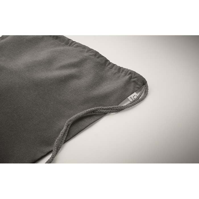 Reklámajándék | Cabetri Colour Újrah. 140g húzózsinóros táska, szürke