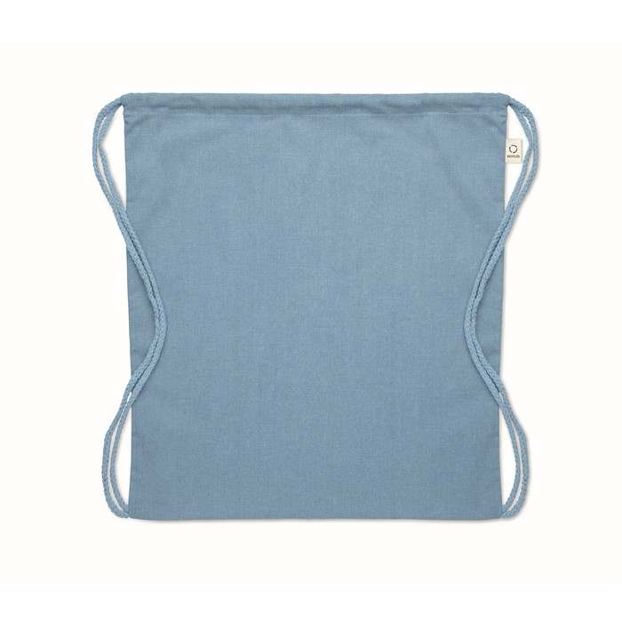 Reklámajándék | Cabetri Colour Újrah. 140g húzózsinóros táska, zöld