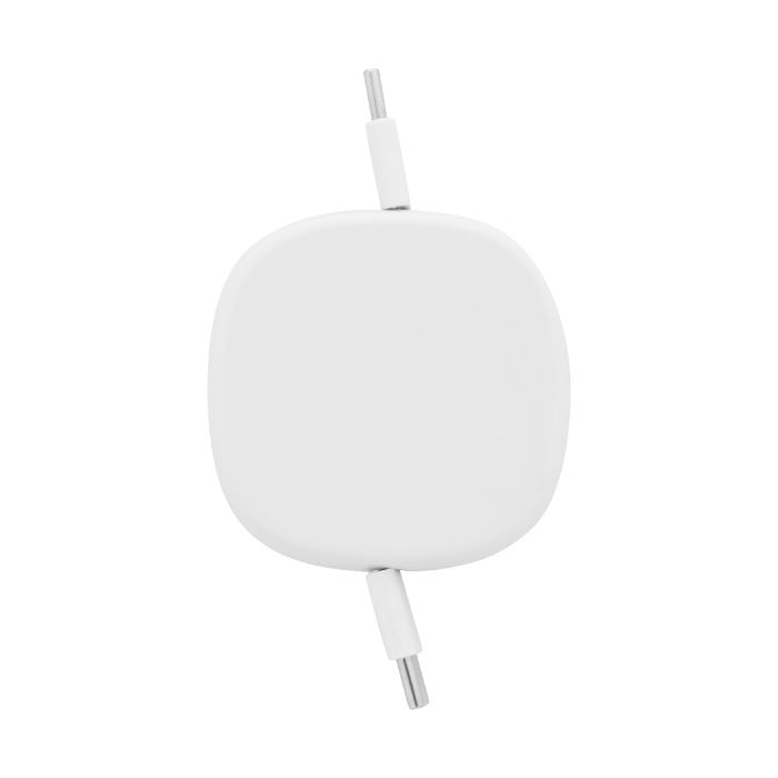 Reklámajándék | Cabsle 60 W-os RABS USB-C töltőkábel, fehér