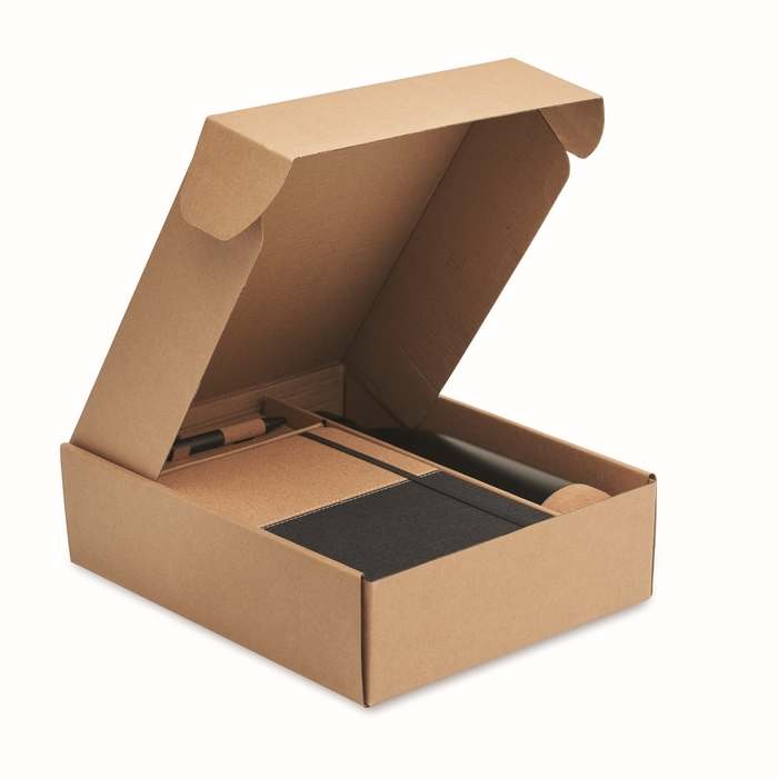 Reklámajándék | Cadeau 3 részes ajándékszett dobozban, fekete