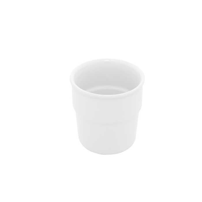 Reklámajándék | Calliope kerámia pohár, fehér, 240 ml
