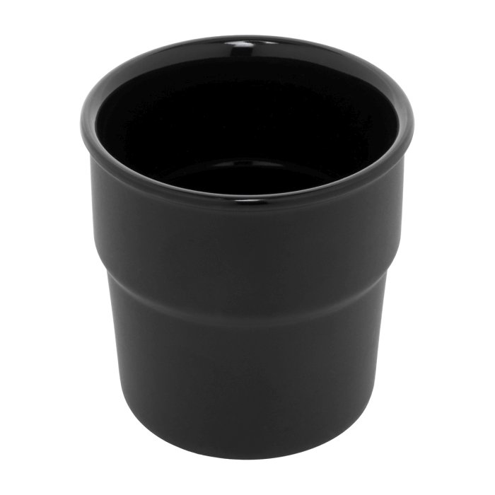 Reklámajándék | Calliope kerámia pohár, fekete, 240 ml