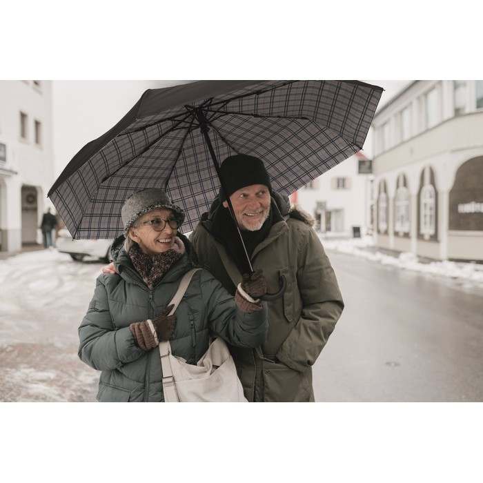 Reklámajándék | Canova 23 colos összecsukható esernyő, fekete