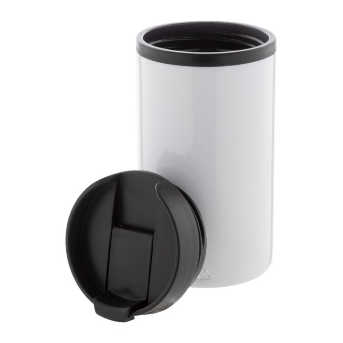 Reklámajándék | Cansy thermo pohár, fehér, 250 ml