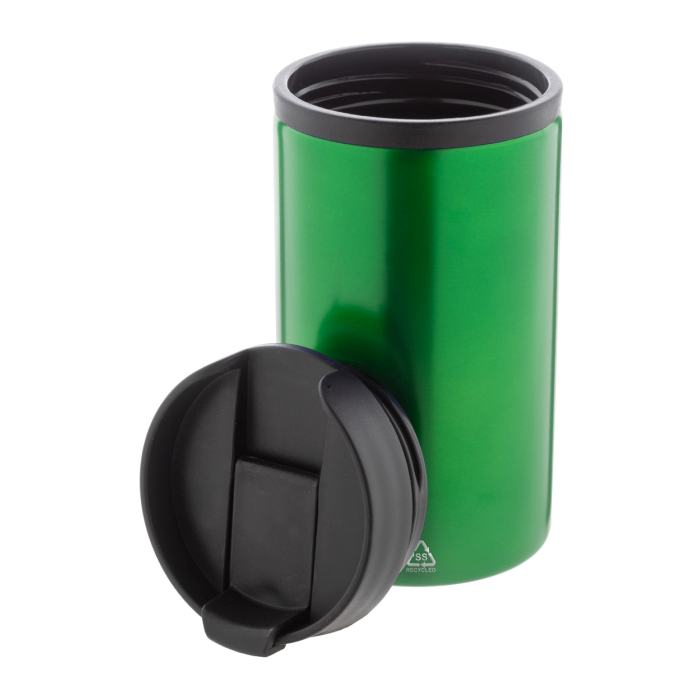 Reklámajándék | Cansy thermo pohár, zöld, 250 ml
