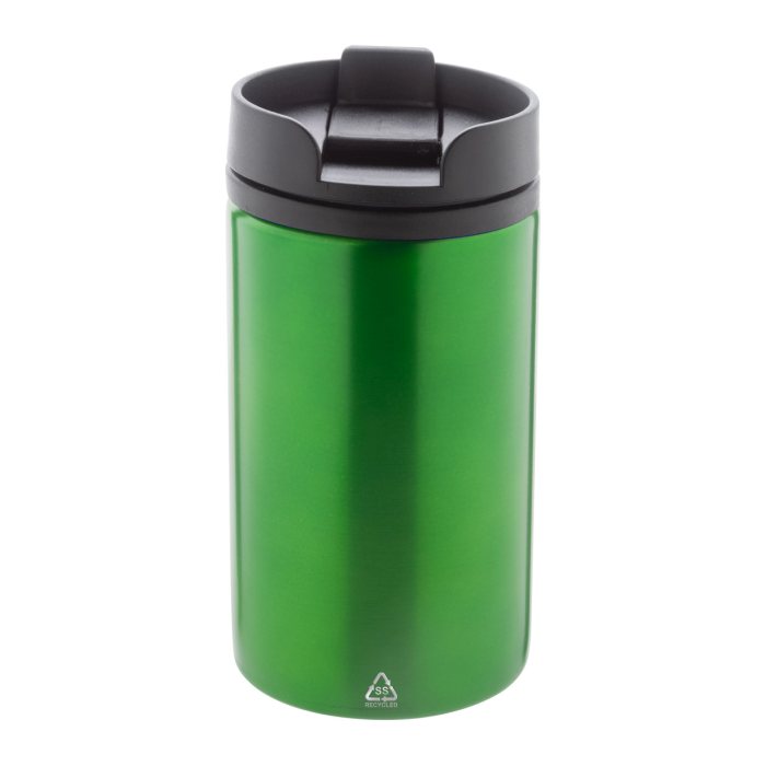 Reklámajándék | Cansy thermo pohár, zöld, 250 ml