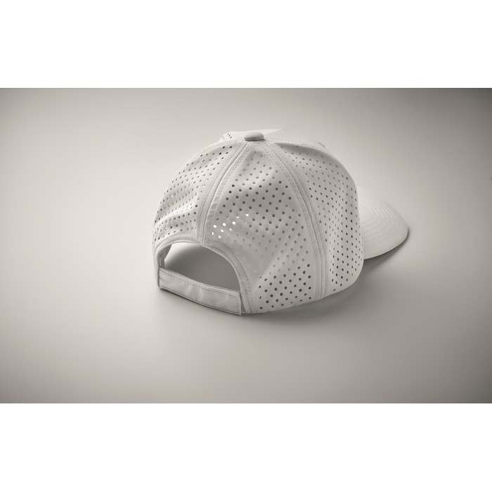 Capo 5 paneles baseball sapka 130 g, fehér | Reklámajándék, reklámtárgy, céges ajándék, egyedi reklámajándék Reklámajándék | Capo 5 paneles baseball sapka 130 g, fehér