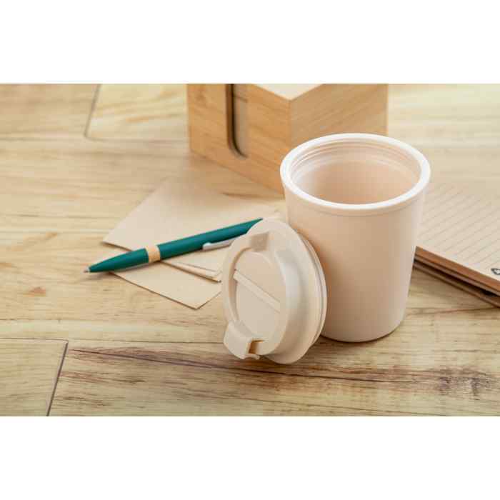 Reklámajándék | Cappulu RPP thermo pohár, natúr, 300 ml