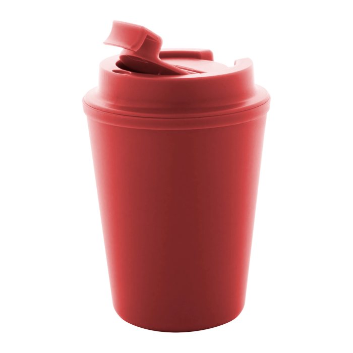 Reklámajándék | Cappulu RPP thermo pohár, piros, 300 ml