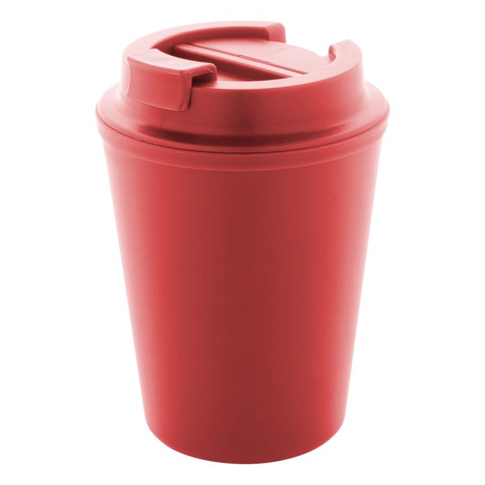 Reklámajándék | Cappulu RPP thermo pohár, piros, 300 ml