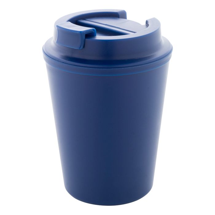 Reklámajándék | Cappulu RPP thermo pohár, sötétkék, 300 ml