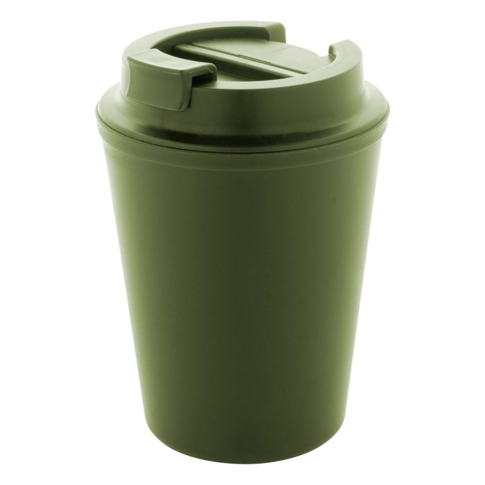 Reklámajándék | Cappulu RPP thermo pohár, zöld, 300 ml