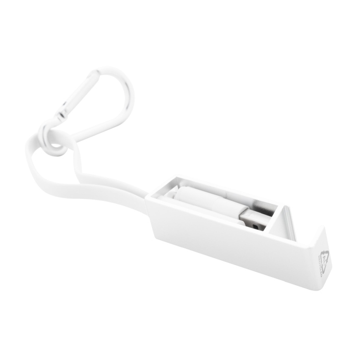 Reklámajándék | Cappy USB töltőkábel, ezüst